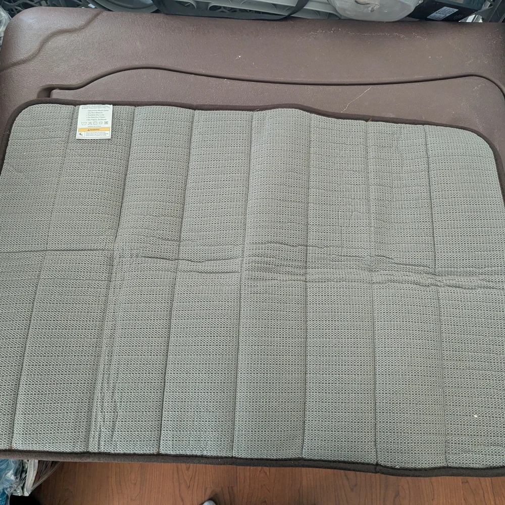 Plush Brown Bath Mat